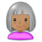 Old Woman - Medium emoji on Samsung
